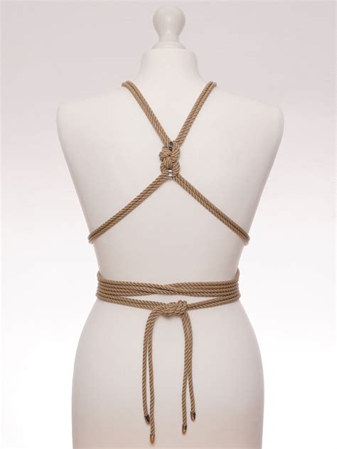 SELF-TIE Shibari Rope Bondage Torso Harness in Beige - Etsy UK