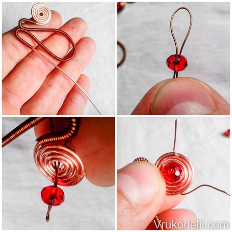 Кулон из модифицированой проволоки / Wire Wrap / В рукоделии