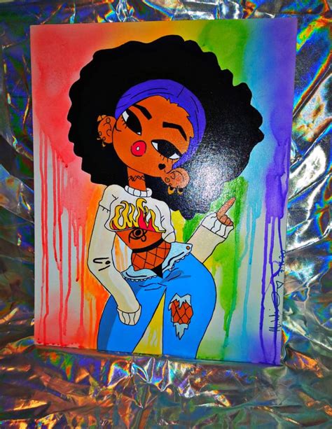 Painting Black Girls Rock | Etsy