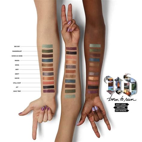 Новая палетка теней для век Urban Decay Born to Run Eyeshadow Palette ...