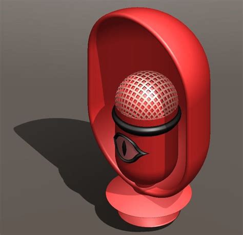 Alastor Cosplay Mic Hazbin Hotel 3D Print File (Download Now) - Etsy