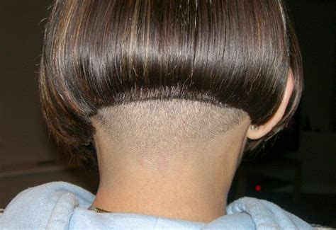 Short Bob Buzzed Nape - A-line with high buzzed nape | short bob ...
