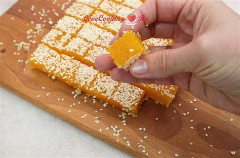 Тыквенный мармелад в шоколадной глазури - LoveCooking.ru