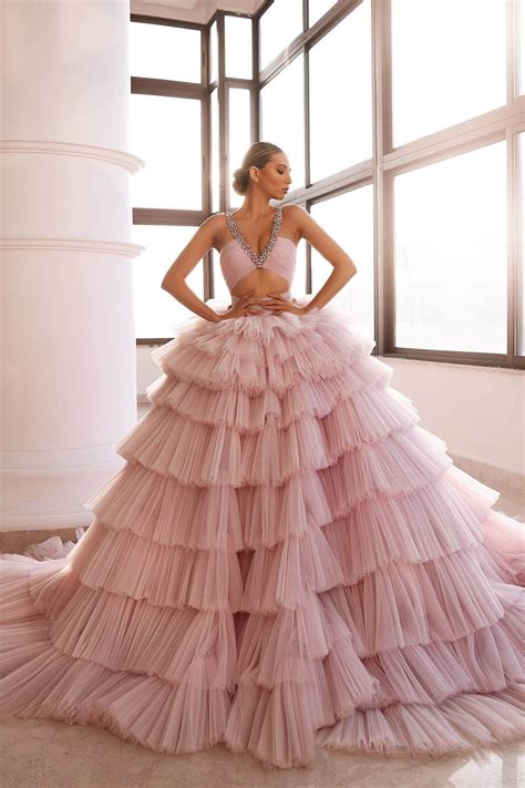 Layered tulle prom dress – Artofit
