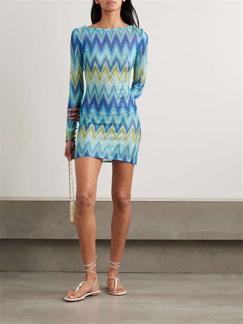 MISSONI Printed tulle mini dress | NET-A-PORTER