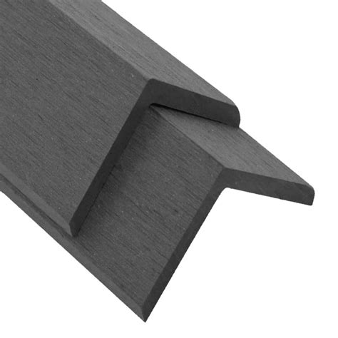 Grey Composite Decking Edge Trim - Affordable Decking