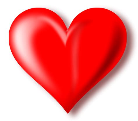 Red Heart Love Png Image HD - PNG All