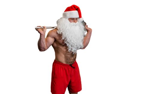 Santa Exercising PNG Transparent Images Free Download | Vector Files ...