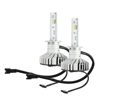Genuine PHILIPS LED H1 Ultinon 12v 6000K Bright White Pair - 11258ULX2