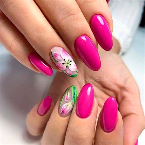 Hermosos diseños de uñas de primavera - Dale Detalles