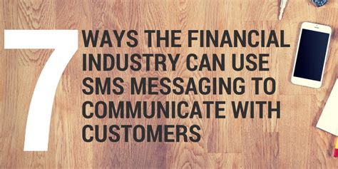 SMS Messaging : Seven Tips For Using SMS In Financial Industry