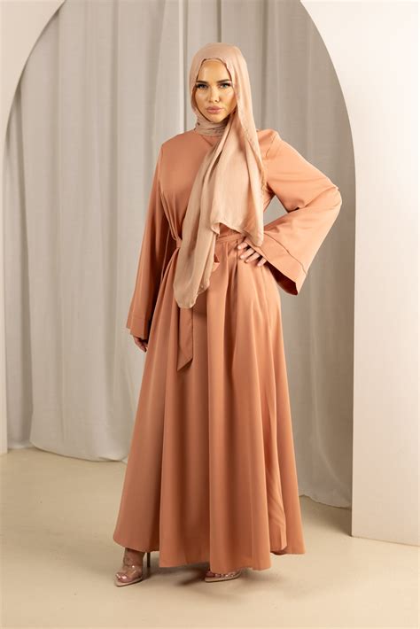 Open Sleeve Abaya - Shades of Pink - Dresses for Women Australia - Modelle
