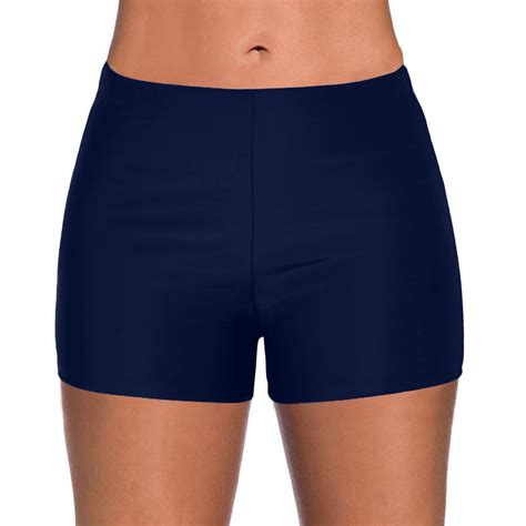 ASFGIMUJ Women Running High Waist Bikini Bottoms Swim Briefs Beach ...