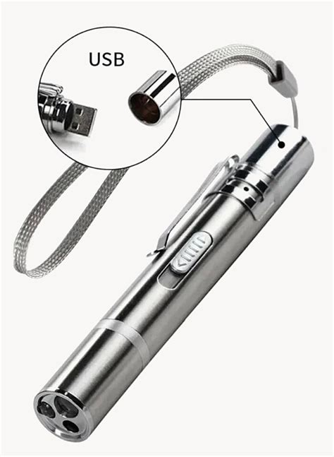 Лазерная указка для кота и собаки / 7 в 1 USB Ручной Перезаряжаемый LED ...