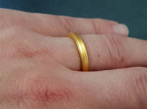 Goldring 24K Feingold 9999 Massiv Stark Handgemacht Design - Etsy.de