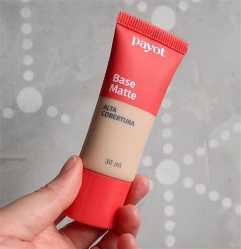 Base Alta Cobertura Pele Oleosa - Base Matte Alta Cobertura da Payot na pele oleosa