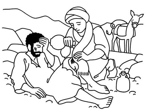 Free The Good Samaritan Coloring Pages, Download Free The Good Samaritan Coloring Pages png ...