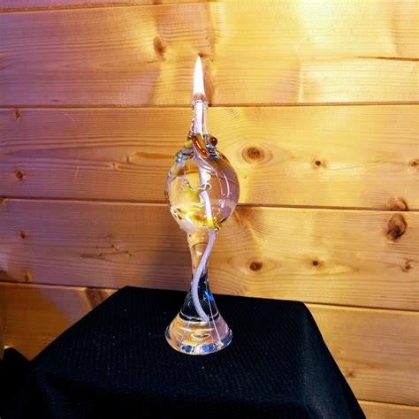 glass oil lamp etsy