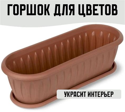 Горшок для кактусов с поддоном пластик купить на OZON по низкой цене ...