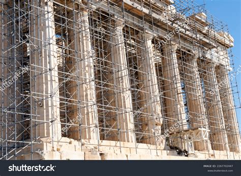 Reconstruction Acropolis Athens Greece Ancient Greek Stock Photo ...