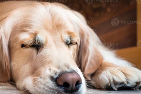 Capturing the Heartwarming Expression of a Beautiful Golden Retriever Dog, A Picture of