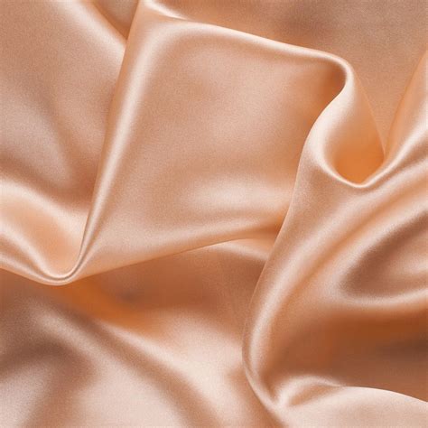 Peach Stretch Silk Charmeuse | Silk charmeuse, Charmeuse, Silk fabric
