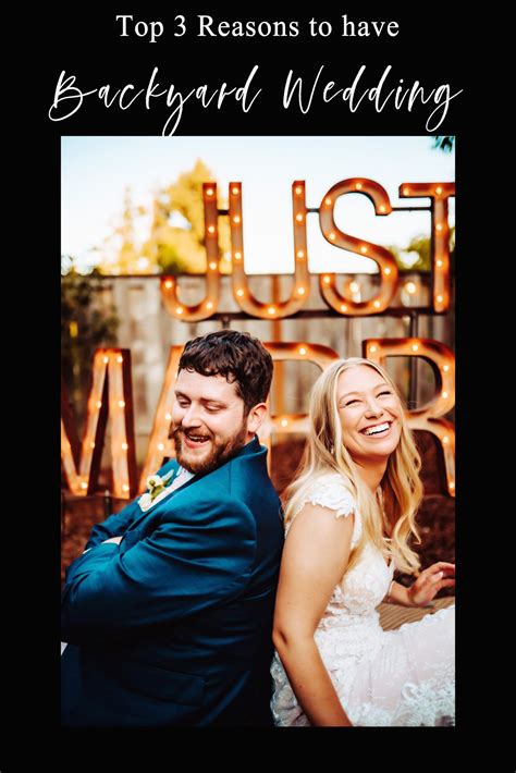 Top 3 Reasons for a Backyard Wedding - Holly Woods