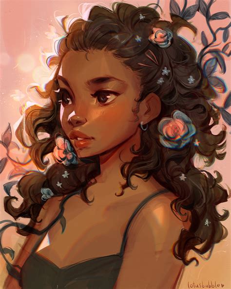 how to draw curly hair 9