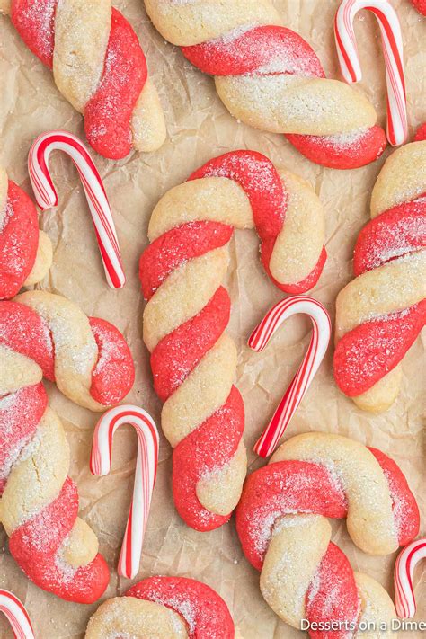 Festive Candy Cane Cookies for Christmas
