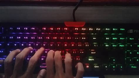 Mechanical Keyboard Outemu Red Switch Sound Test - YouTube