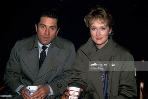 News Photo : Robert De Niro and Meryl Streep filming Falling... Al ...