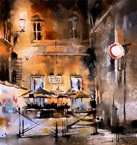 Watercolor Step by Step Competition 8: Nocturne