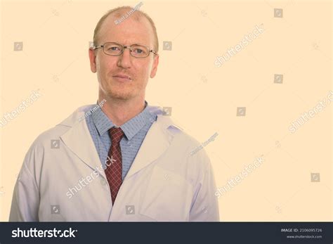 Studio Portrait Balding Man Short Hair Stock Photo 2106095726 ...