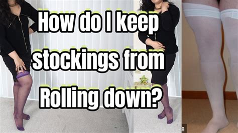 How to Prevent STOCKINGS from ROLLING DOWN | stockings पहनने का सही ...