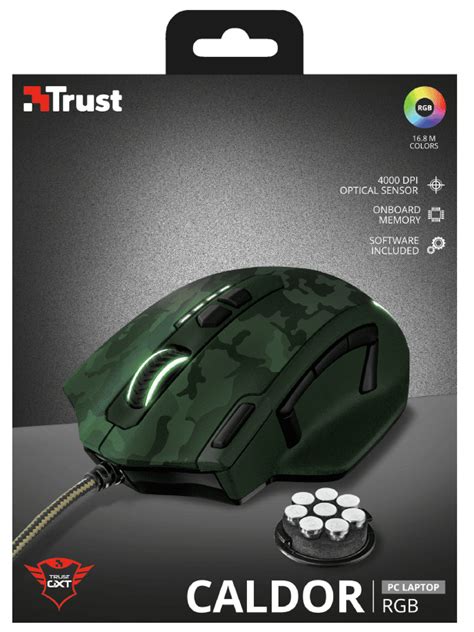 Игровая мышь Trust GXT 155C Gaming Mouse green camouflage (20853_TRUST ...