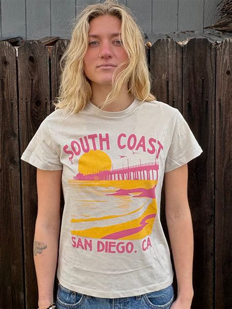South Coast Ladies West Coast Tee Bone – South Coast Surf Shops Online