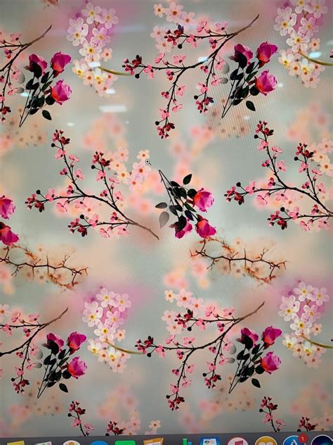 Floral Pattern Design for Computer Screen