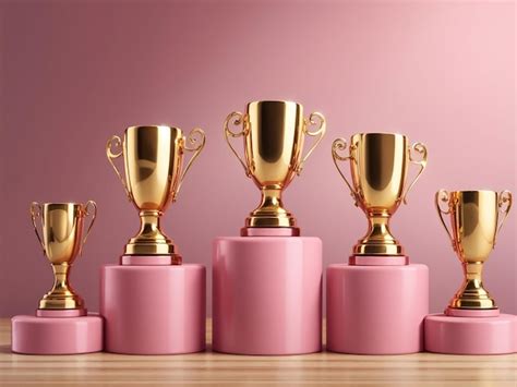 Premium AI Image | Winner background rendering