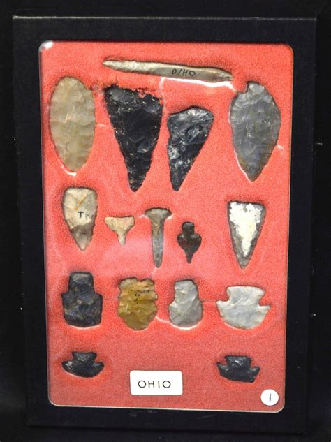 16 Artifacts Found in Ohio Longest is 3 1/2" Ex: John Grenawalt