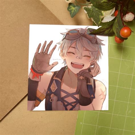 Genshin Impact Bennett Art Print - Etsy