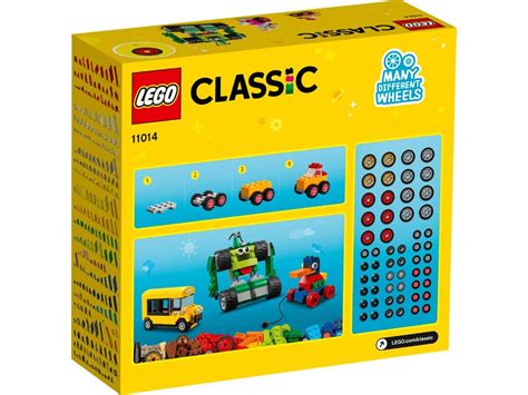 LEGO Сlassic 11014 Кубики и колеса | playzone.com.ua