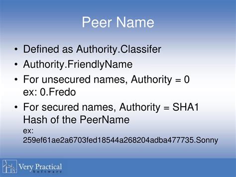 PPT - Peer-to-Peer Programming with .NET 3.5 PowerPoint Presentation ...