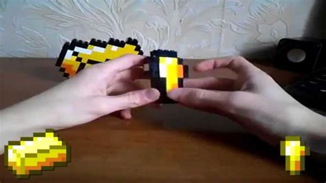 Обзор лего золота и самородка из Minecraft (RUS) / Review lego gold and ...