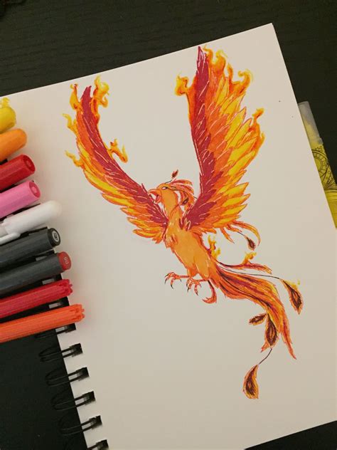 Огонь скетч маркерами (С множеством фото!) - drawpics.ru