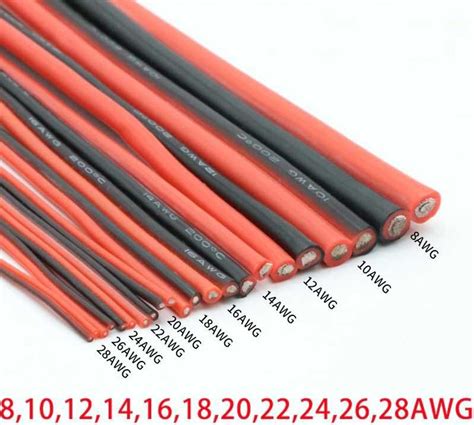 6 AWG 8 AWG 10 AWG 12AWG 14AWG 16AWG 18AWG Мягкий провод Термостойкий ...