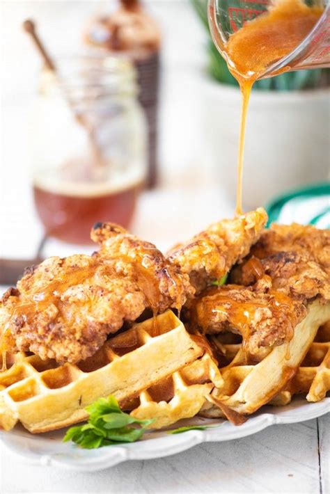 This easy, Southern-style Chicken and Waffles recipe is perfect for ...