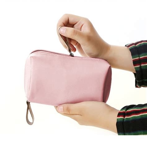 Small Makeup Bag For Purse Travel Makeup Pouch Mini Cosmetic Bag For