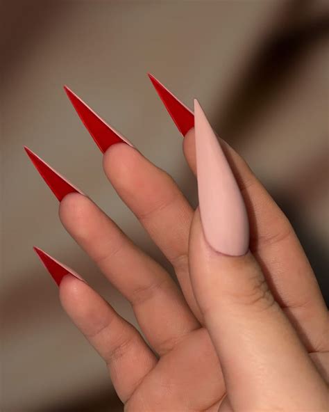 ivory red bottoms red bottom nails stilleto nails designs stiletto