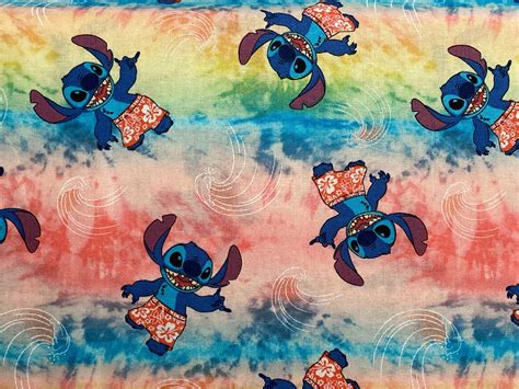 disney stoffe lilo stitch stoff baumwollstoff fat quarter