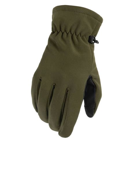 Зимние теплые перчатки полнопалые из softshell с изоляционным шаром ...